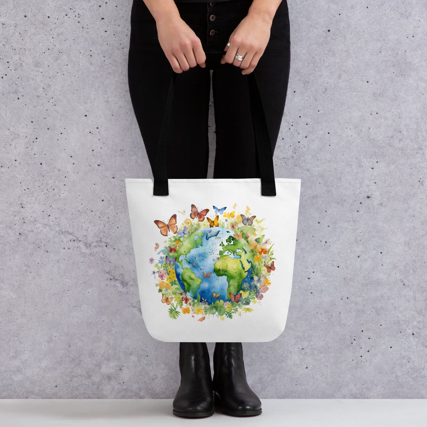 Earth with Butterflies