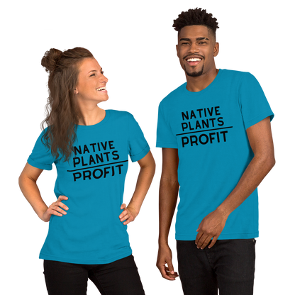 Native Plants Over Profit-Black Letters