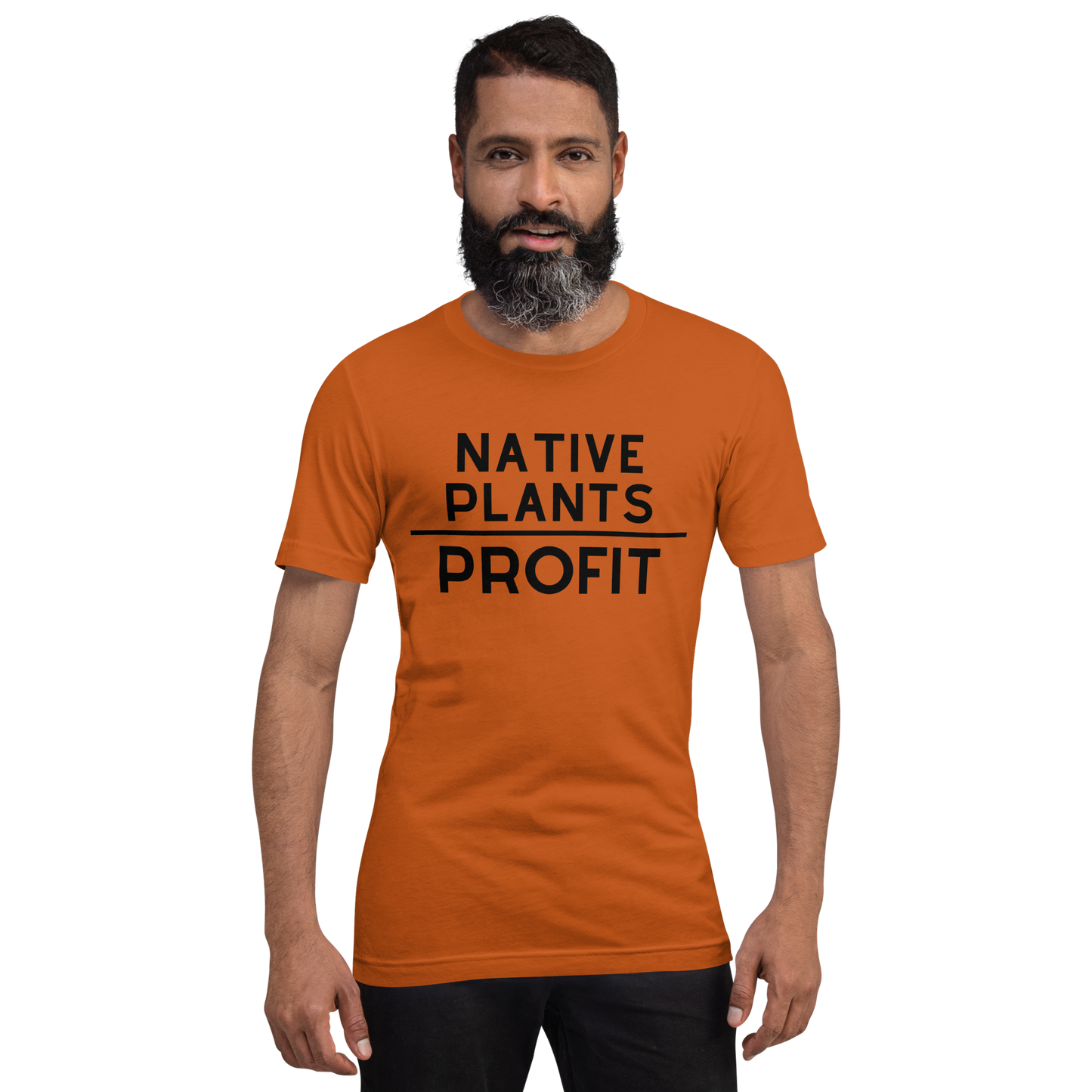 Native Plants Over Profit-Black Letters