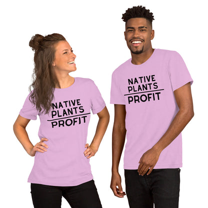 Native Plants Over Profit-Black Letters