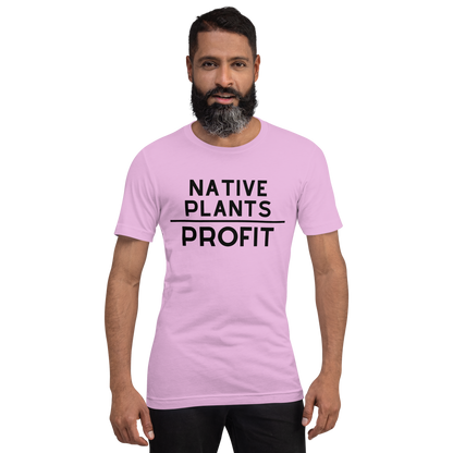 Native Plants Over Profit-Black Letters