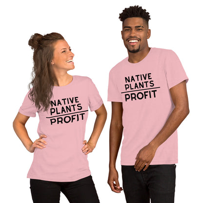 Native Plants Over Profit-Black Letters