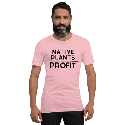 Native Plants Over Profit-Black Letters