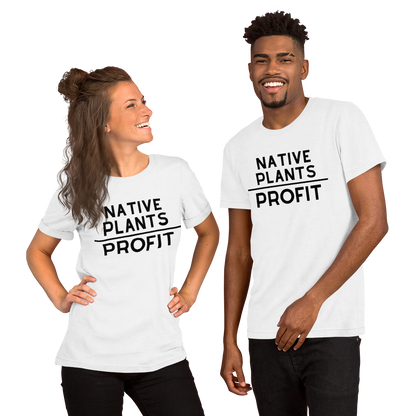 Native Plants Over Profit-Black Letters