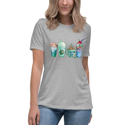 Earth Day Coffee Women's Relaxed T-Shirt