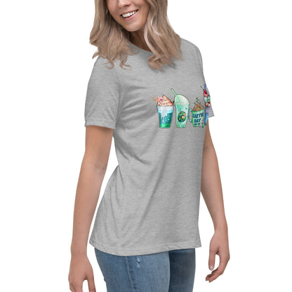 Earth Day Coffee Women's Relaxed T-Shirt