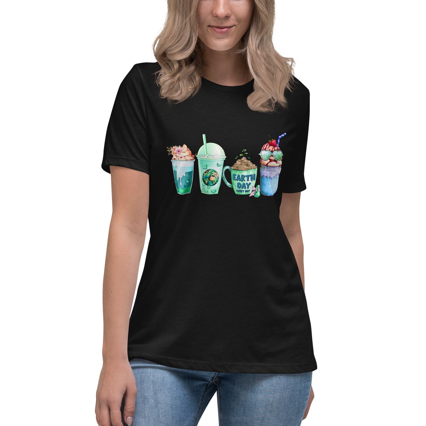 Earth Day Coffee Women's Relaxed T-Shirt