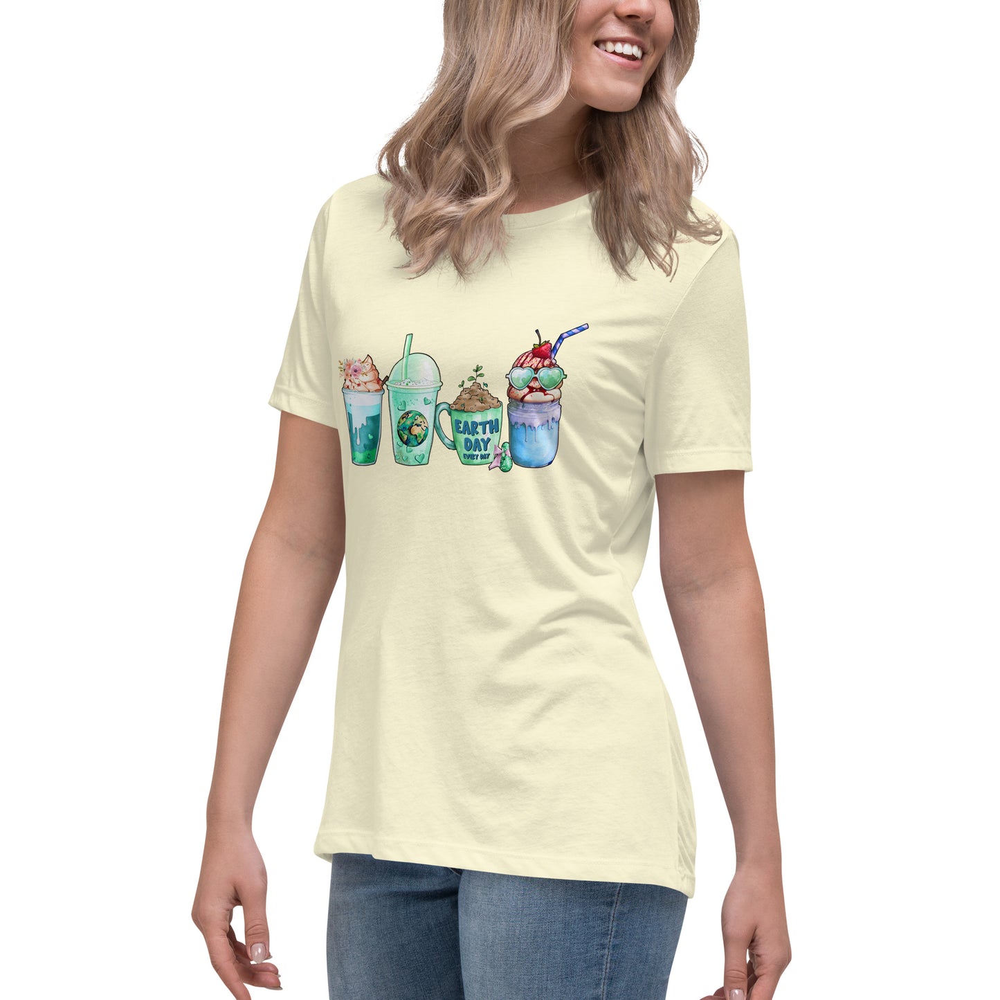 Earth Day Coffee Women's Relaxed T-Shirt