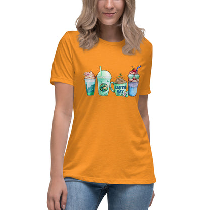 Earth Day Coffee Women's Relaxed T-Shirt