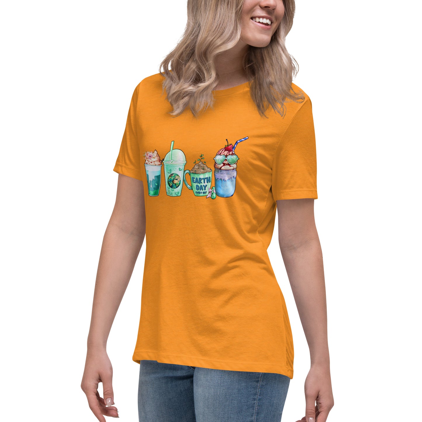 Earth Day Coffee Women's Relaxed T-Shirt