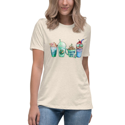 Earth Day Coffee Women's Relaxed T-Shirt