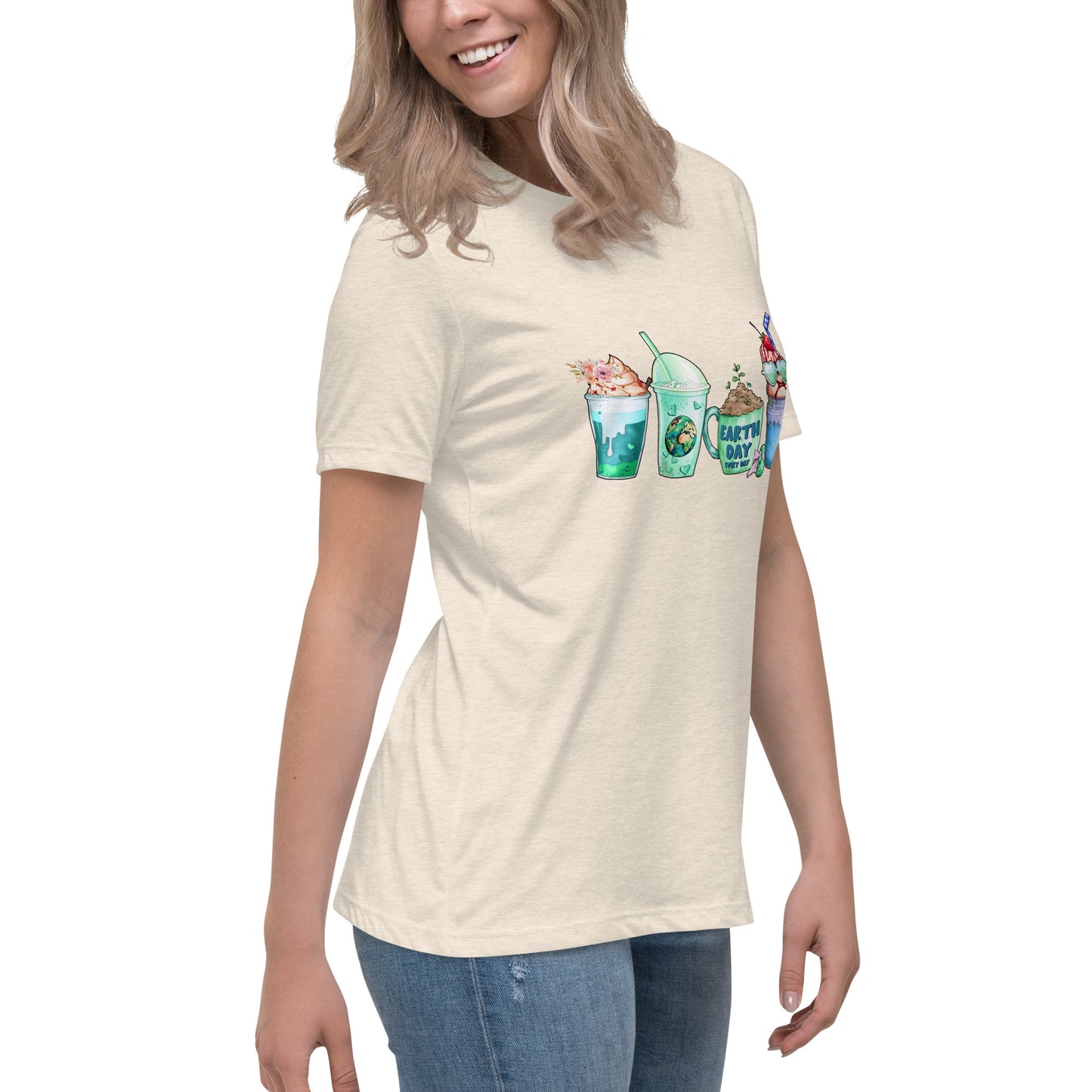 Earth Day Coffee Women's Relaxed T-Shirt