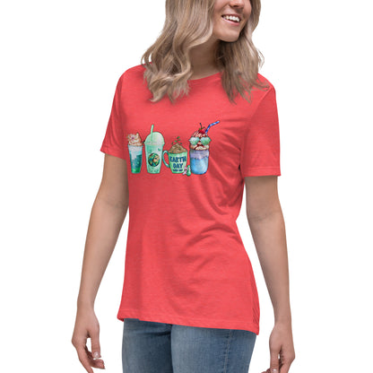 Earth Day Coffee Women's Relaxed T-Shirt