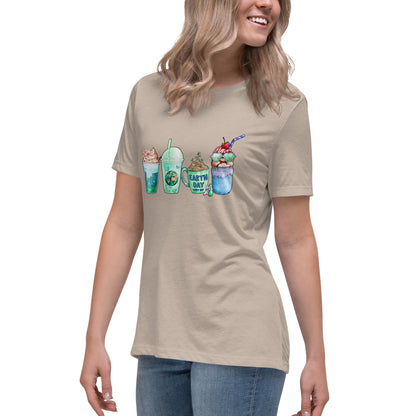 Earth Day Coffee Women's Relaxed T-Shirt