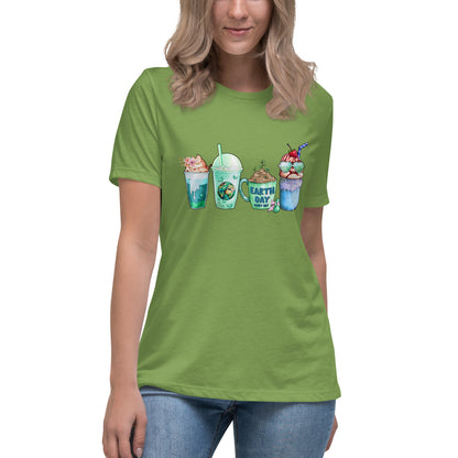 Earth Day Coffee Women's Relaxed T-Shirt