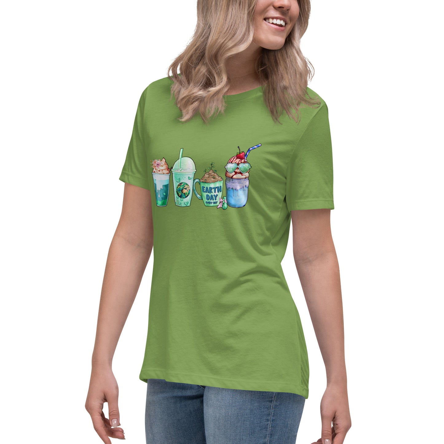 Earth Day Coffee Women's Relaxed T-Shirt